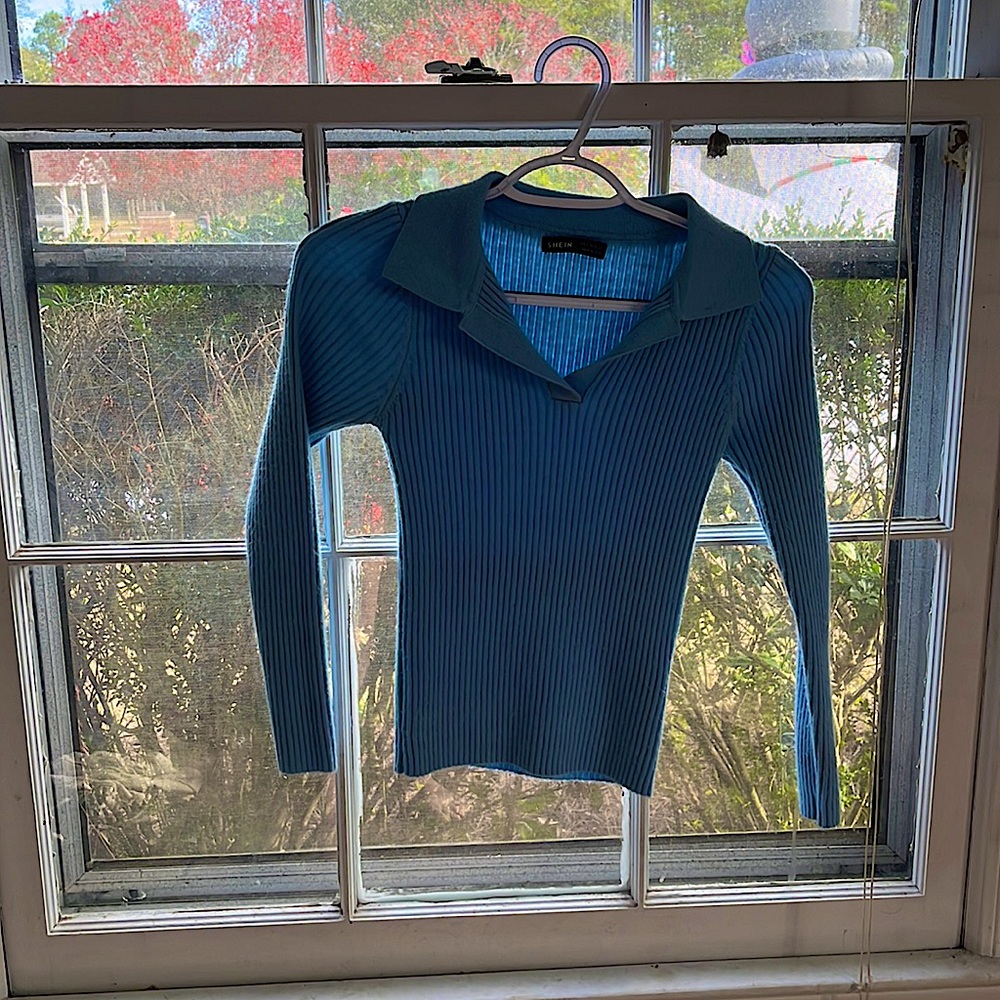 Baby blue sweater
